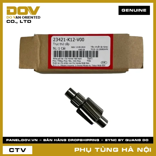 MÃ PHỤ TÙNG : 23421K12V00 TRỤC THỨ CẤP — 23421K12V00