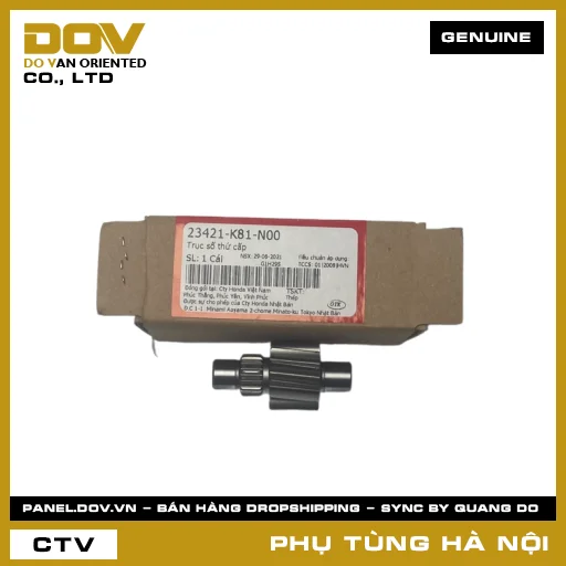 MÃ PHỤ TÙNG : 23421K81N00 TRỤC SỐ THỨ CẤP — 23421K81N00