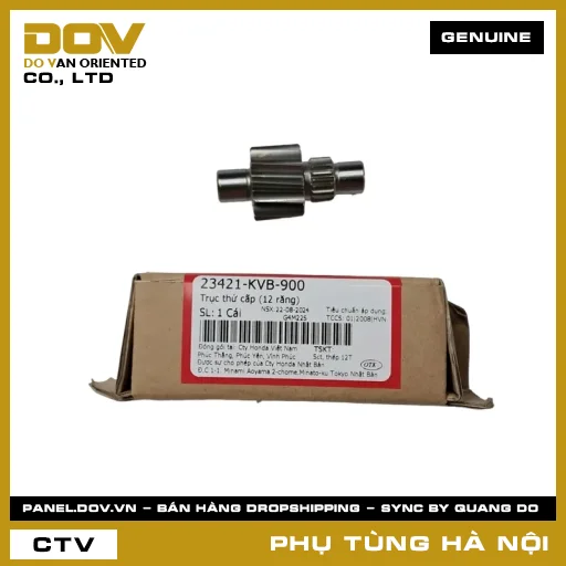 MÃ PHỤ TÙNG : 23421KVB900 TRỤC THỨ CẤP (12 RĂNG) — 23421KVB900