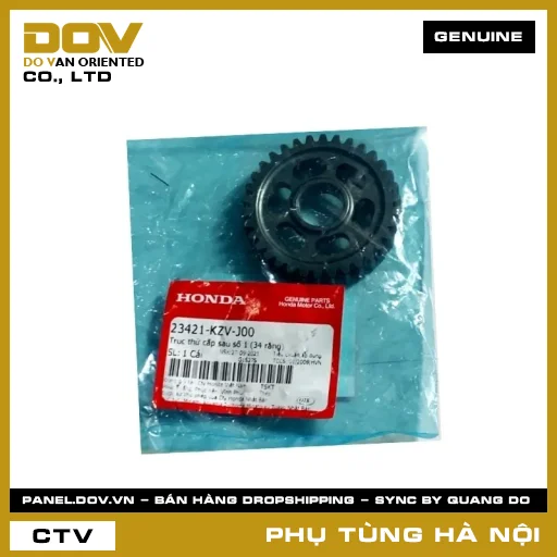 MÃ PHỤ TÙNG : 23421KZVJ00 BÁNH RĂNG TRỤC THỨ CẤP SAU SỐ 1(34 RĂNG) — 23421KZVJ00