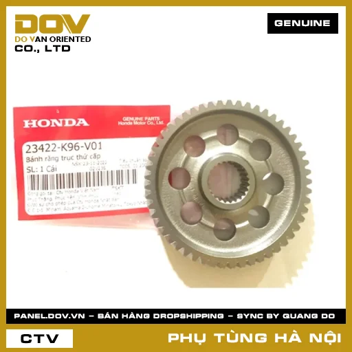 MÃ PHỤ TÙNG : 23422K96V01 BÁNH RĂNG TRỤC THỨ CẤP — 23422K96V01