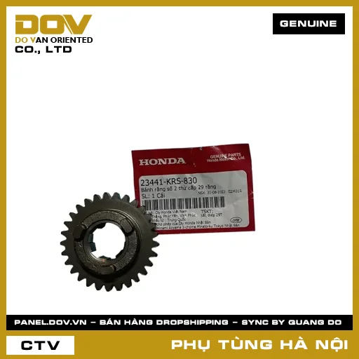 MÃ PHỤ TÙNG : 23441KRS830 BÁNH RĂNG SỐ 2 THỨ CẤP 29 RĂNG — 23441KRS830