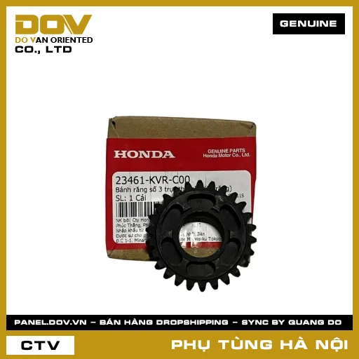 MÃ PHỤ TÙNG : 23461KVRC00 BÁNH RĂNG SỐ 3 TRỤC THỨ CẤP (26 RĂNG) — 23461KVRC00