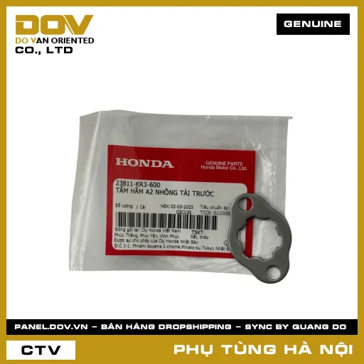 MÃ PHỤ TÙNG : 23811KR3600 TẤM HÃM A2 NHÔNG TẢI TRƯỚC — 23811KR3600