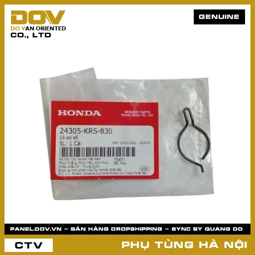 MÃ PHỤ TÙNG : 24305KRS830 LÒ XO SỐ — 24305KRS830