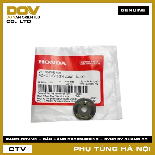 MÃ PHỤ TÙNG : 24320KVRV01 VÒNG TIẾP ĐIỂM CÔNG TẮC SỐ — 24320KVRV01