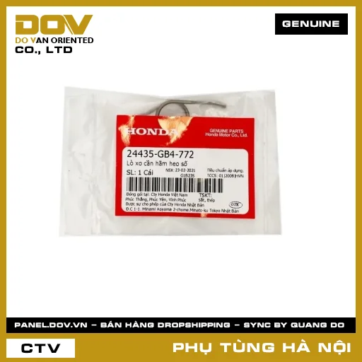 MÃ PHỤ TÙNG : 24435GB4772 LÒ XO CẦN HÃM HEO SỐ — 24435GB4772