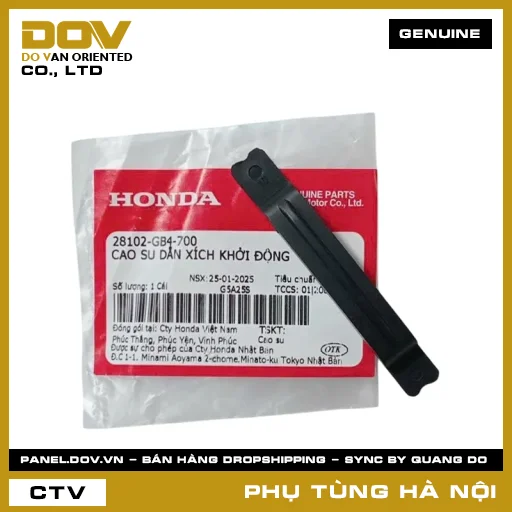MÃ PHỤ TÙNG : 28102GB4700 CAO SU DẪN XÍCH KHỞI ĐỘNG — 28102GB4700