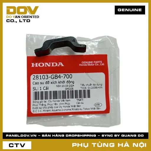 MÃ PHỤ TÙNG : 28103GB4700 CAO SU ĐỠ XÍCH KHỞI ĐỘNG — 28103GB4700