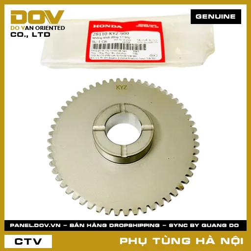 MÃ PHỤ TÙNG : 28110KYZ900 NHÔNG KHỞI ĐỘNG 57RĂNG — 28110KYZ900