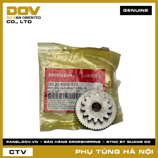 MÃ PHỤ TÙNG : 28130KWB920 BÁNH RĂNG KHỞI ĐỘNG 55RĂNG/14R — 28130KWB920