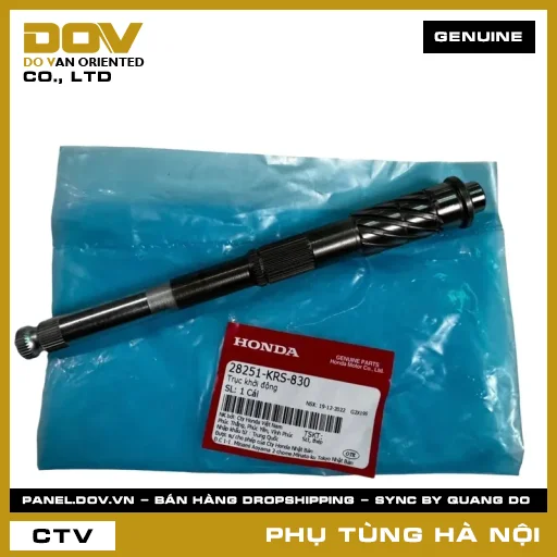 MÃ PHỤ TÙNG : 28251KRS830 TRỤC KHỞI ĐỘNG — 28251KRS830