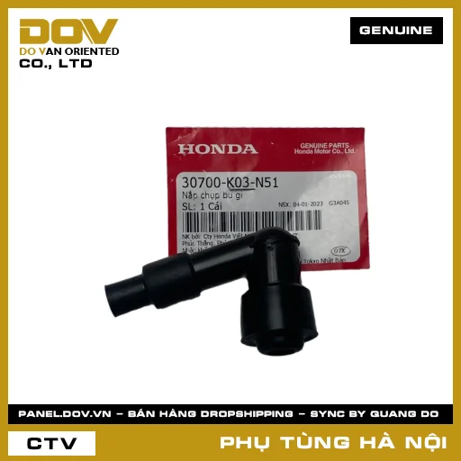 MÃ PHỤ TÙNG : 30700K03N51 NẮP CHỤP BU GI — 30700K03N51
