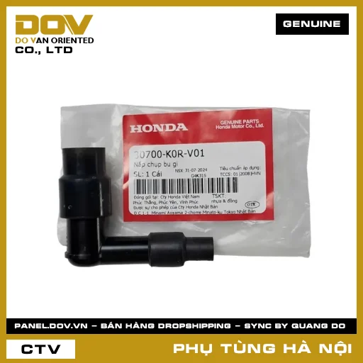 MÃ PHỤ TÙNG : 30700K0RV01 NẮP CHỤP BU GI — 30700K0RV01