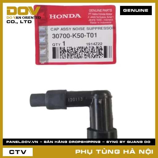 MÃ PHỤ TÙNG : 30700K50T01 NẮP CHỤP BU GI — 30700K50T01