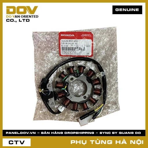 MÃ PHỤ TÙNG : 31120K57V01 CUỘN DÂY MÁY PHÁT ĐIỆN — 31120K57V01