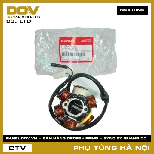 MÃ PHỤ TÙNG : 31120KTL641 CUỘN DÂY MÁY PHÁT ĐIỆN — 31120KTL641