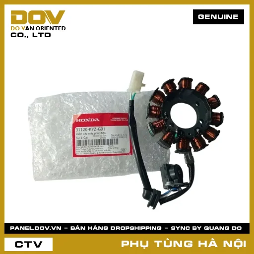 MÃ PHỤ TÙNG : 31120KYZG01 CUỘN DÂY MÁY PHÁT ĐIỆN — 31120KYZG01