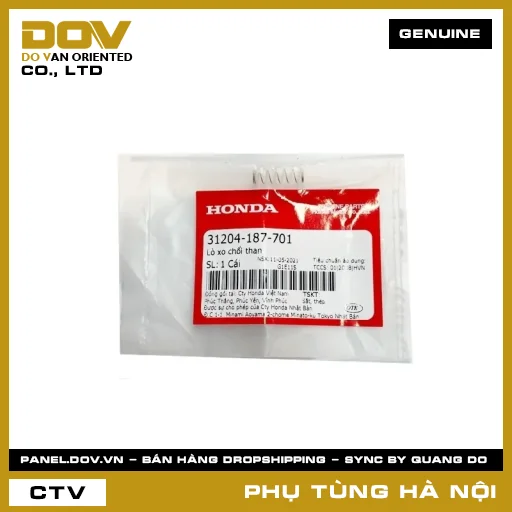 MÃ PHỤ TÙNG : 31204187701 LÒ XO CHỔI THAN — 31204187701