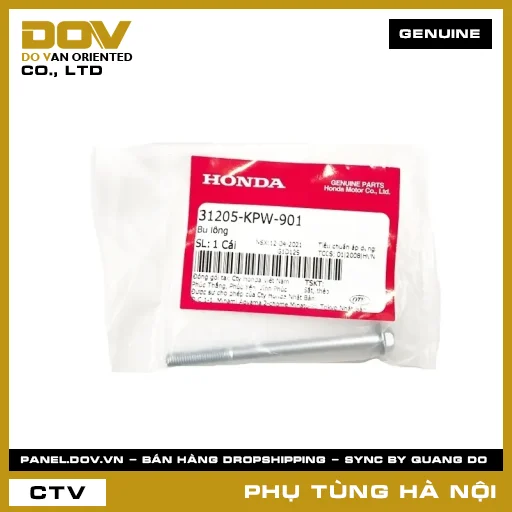 MÃ PHỤ TÙNG : 31205KPW901 BU LÔNG — 31205KPW901