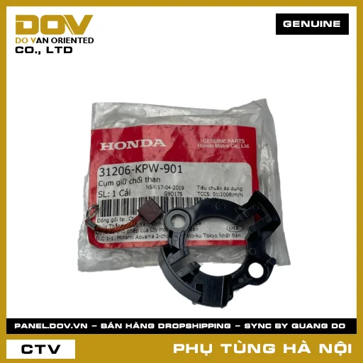 MÃ PHỤ TÙNG : 31206KPW901 CỤM GIỮ CHỔI THAN — 31206KPW901