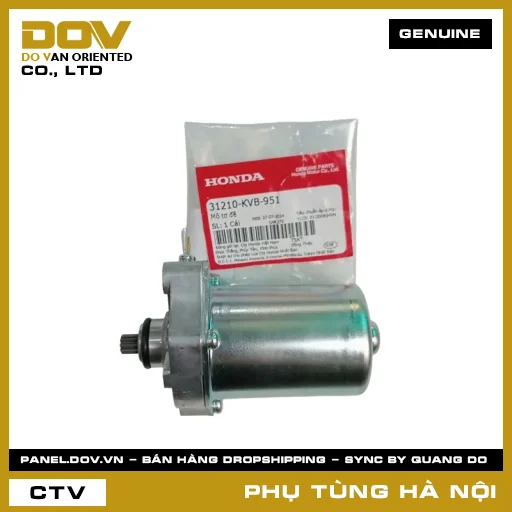MÃ PHỤ TÙNG : 31210KVB951 MÔ TƠ ĐỀ — 31210KVB951