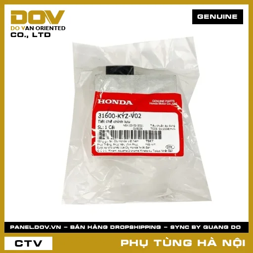 MÃ PHỤ TÙNG : 31600KYZV02 TIẾT CHẾ CHỈNH LƯU — 31600KYZV02