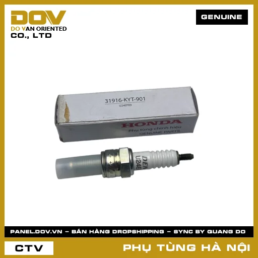 MÃ PHỤ TÙNG : 31916KYT901 BUGI (U24EPR9) (DENSO) — 31916KYT901