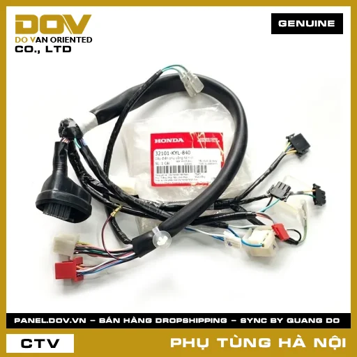 MÃ PHỤ TÙNG : 32101KYL840 DÂY ĐIỆN PHỤ CÔNG TƠ MÉT — 32101KYL840