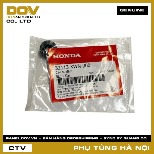 MÃ PHỤ TÙNG : 32113KWN900 CAO SU ĐỆM — 32113KWN900
