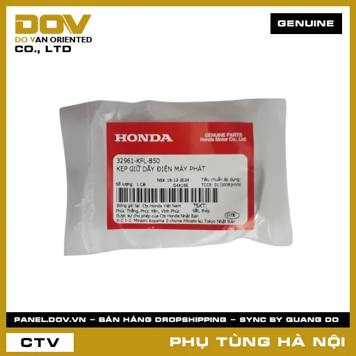 MÃ PHỤ TÙNG : 32961KFL850 KẸP GIỮ DÂY ĐIỆN MÁY PHÁT — 32961KFL850