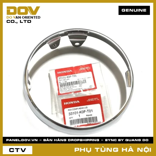 MÃ PHỤ TÙNG : 33101K0FT01 VÀNH ĐÈN PHA — 33101K0FT01