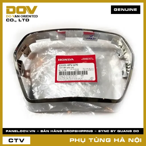 MÃ PHỤ TÙNG : 33101KFV670 VÀNH ĐÈN PHA CR3 — 33101KFV670