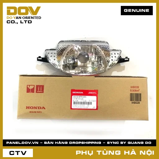 MÃ PHỤ TÙNG : 33110KTM971 CỤM ĐÈN PHA TRƯỚC — 33110KTM971