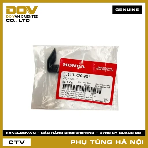 MÃ PHỤ TÙNG : 33113K20901 ỐNG NHỰA PC — 33113K20901