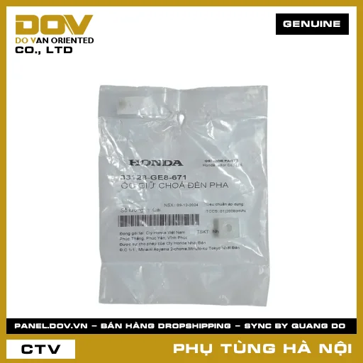 MÃ PHỤ TÙNG : 33128GE8671 ỐC GIỮ CHOÁ ĐÈN PHA — 33128GE8671