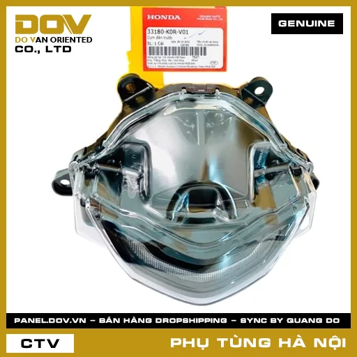 MÃ PHỤ TÙNG : 33180K0RV01 CỤM ĐÈN TRƯỚC — 33180K0RV01