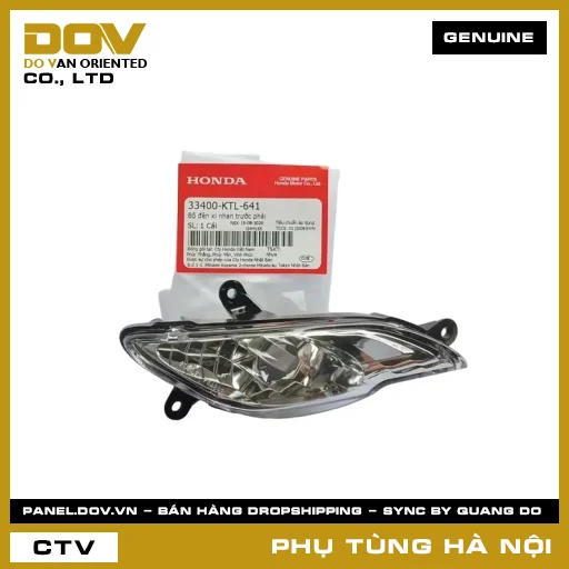MÃ PHỤ TÙNG : 33400KTL641 BỘ ĐÈN XI NHAN TRƯỚC PHẢI — 33400KTL641