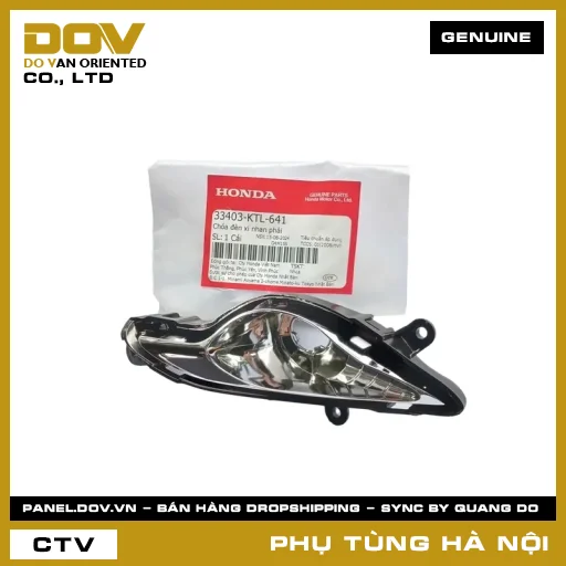 MÃ PHỤ TÙNG : 33403KTL641 CHÓA ĐÈN XI NHAN PHẢI — 33403KTL641