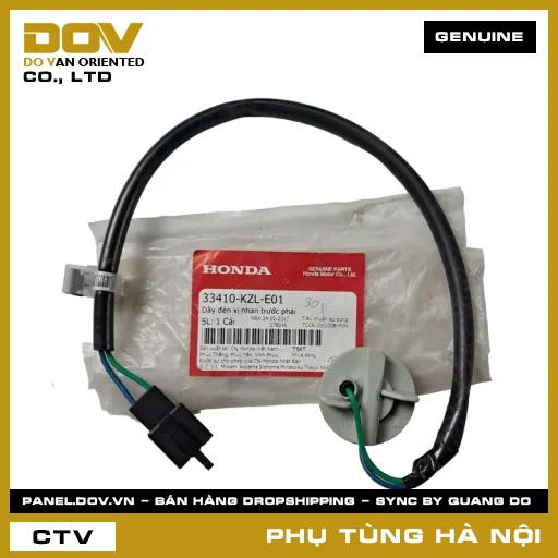 MÃ PHỤ TÙNG : 33410KZLE01 DÂY ĐÈN XI NHAN TRƯỚC PHẢI — 33410KZLE01