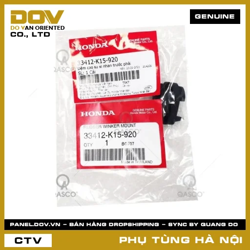 MÃ PHỤ TÙNG : 33412K15920 ĐỆM CAO SU XI NHAN TRƯỚC PHẢI — 33412K15920