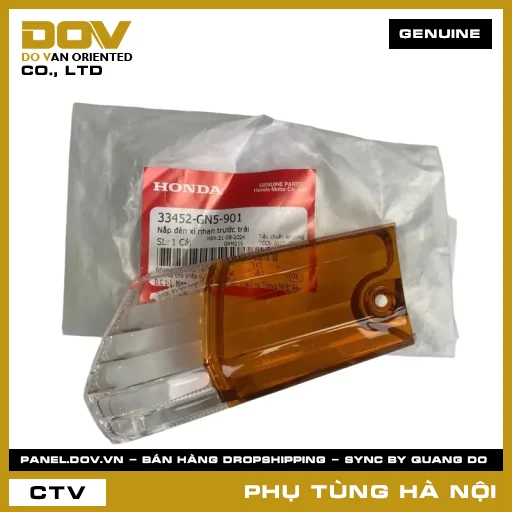 MÃ PHỤ TÙNG : 33452GN5901 NẮP ĐÈN XI NHAN TRƯỚC TRÁI — 33452GN5901