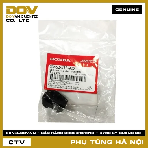 MÃ PHỤ TÙNG : 33452K15920 ĐỆM CAO SU XI NHAN TRƯỚC TRÁI — 33452K15920