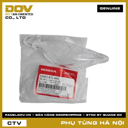 MÃ PHỤ TÙNG : 33452KTL641 NẮP ĐÈN XI NHAN TRƯỚC TRÁI — 33452KTL641