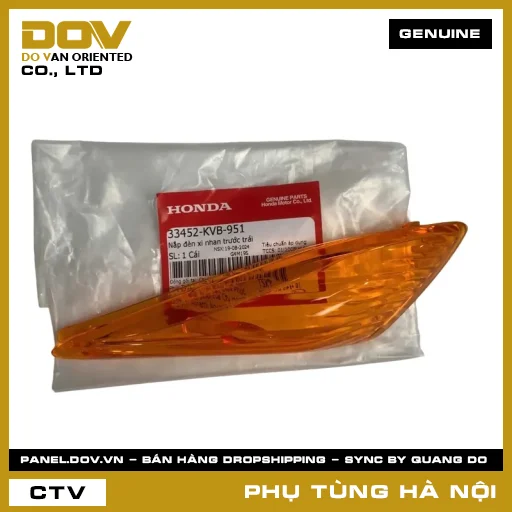 MÃ PHỤ TÙNG : 33452KVB951 NẮP ĐÈN XI NHAN TRƯỚC TRÁI — 33452KVB951