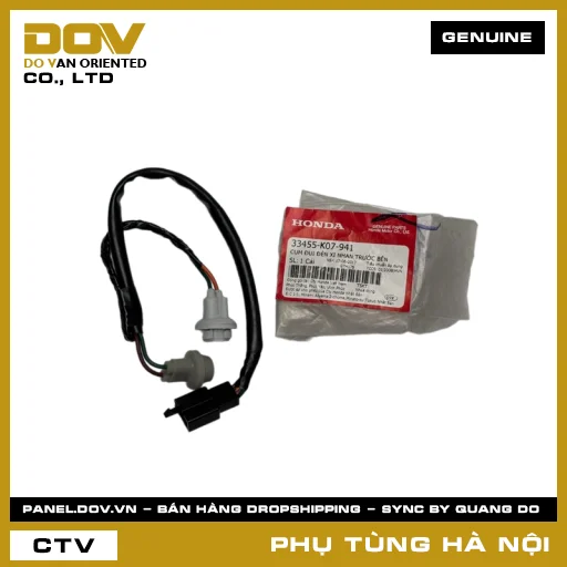MÃ PHỤ TÙNG : 33455K07941 DÂY ĐIỆN ĐÈN XI NHAN TRÁI — 33455K07941