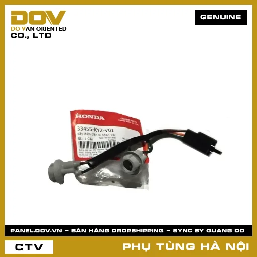 MÃ PHỤ TÙNG : 33455KYZV01 DÂY ĐIỆN ĐÈN XI NHAN TRÁI — 33455KYZV01