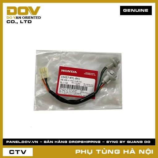 MÃ PHỤ TÙNG : 33457KYL841 DÂY ĐIỆN XI NHAN TRƯỚC TRÁI — 33457KYL841