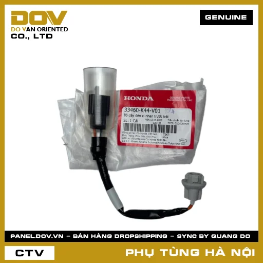 MÃ PHỤ TÙNG : 33460K44V01 BỘ DÂY ĐÈN XI NHAN TRƯỚC TRÁI — 33460K44V01