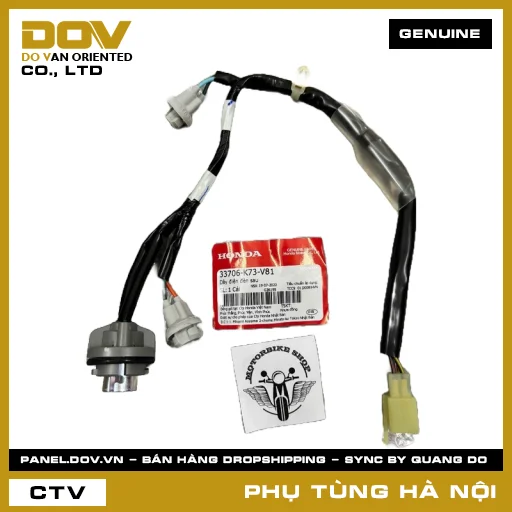 MÃ PHỤ TÙNG : 33706K73V81 DÂY ĐIỆN ĐÈN SAU — 33706K73V81